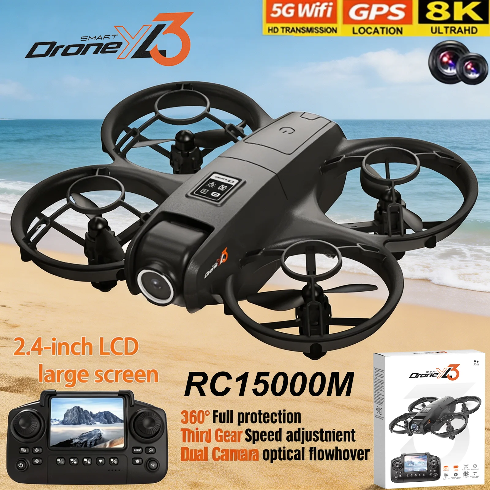 Drone Mapping - New YL3 RC Drone 8K 1080P