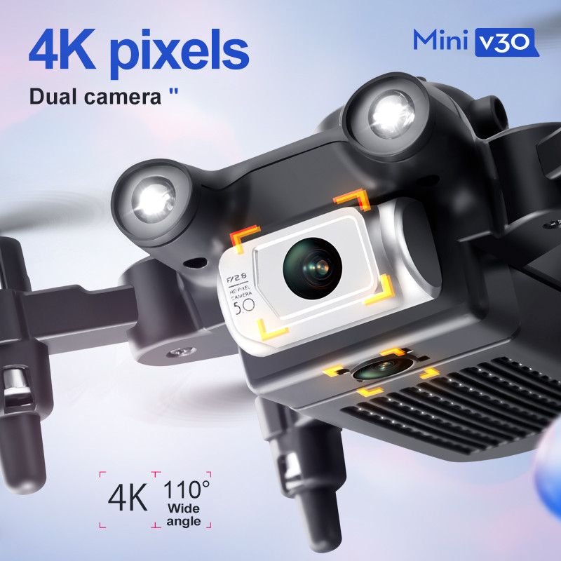 Mini V30 WiFi FPV Drone With 4 - Drone Aerial Photography recension och pris