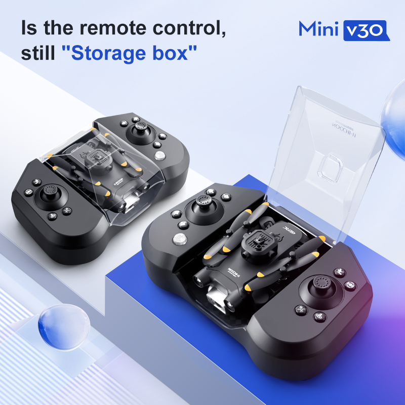 Mini V30 WiFi FPV Drone With 4 - Drone Aerial Photography recension och pris