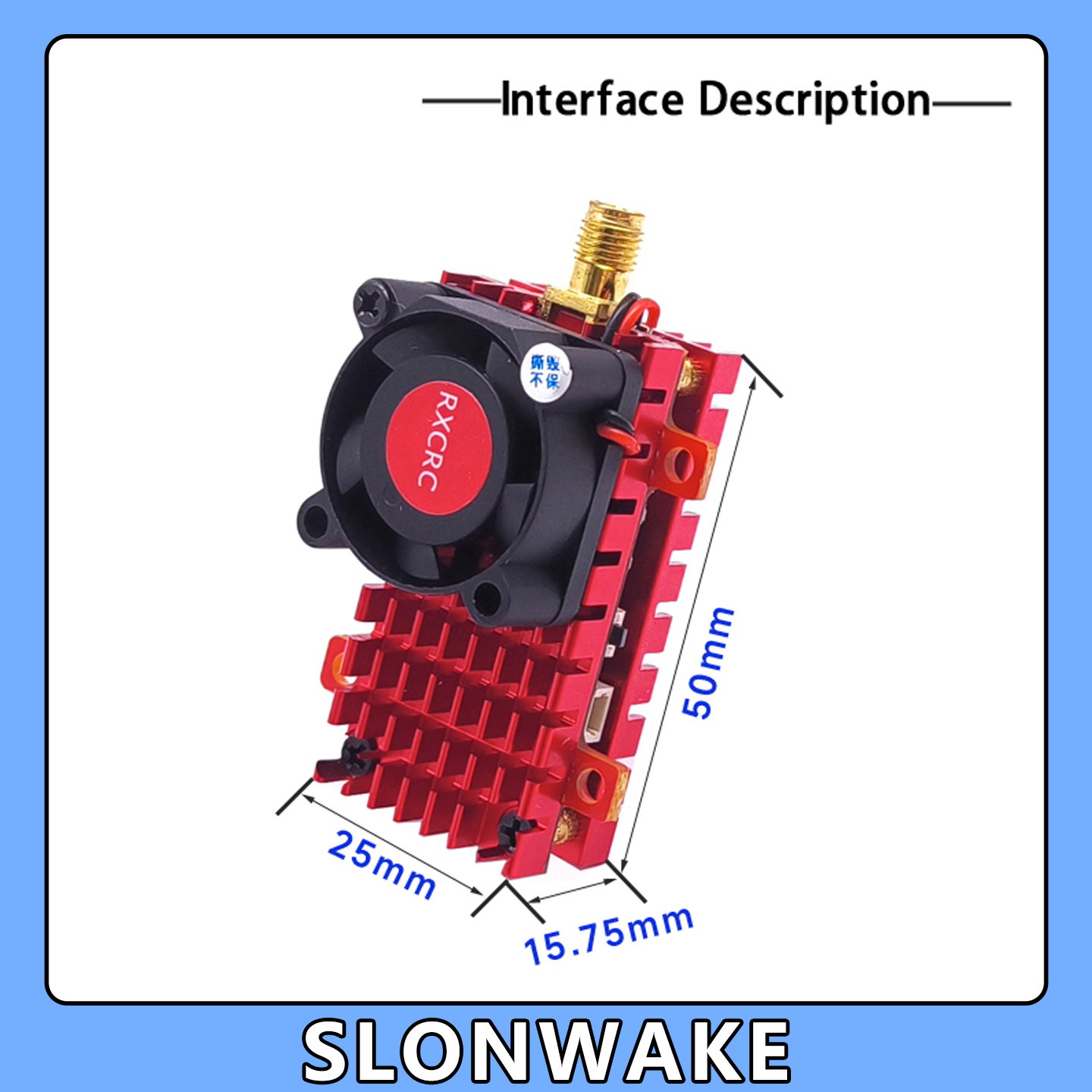 SLONWAKE 5.8G 2W VTX FPV 1800T - Drone Aerial Photography recension och pris