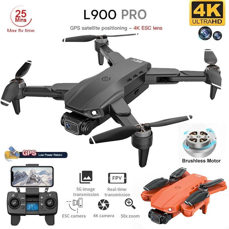 L900 Pro GPS Drone 4K Professi - Drone Aerial Photography recension och pris