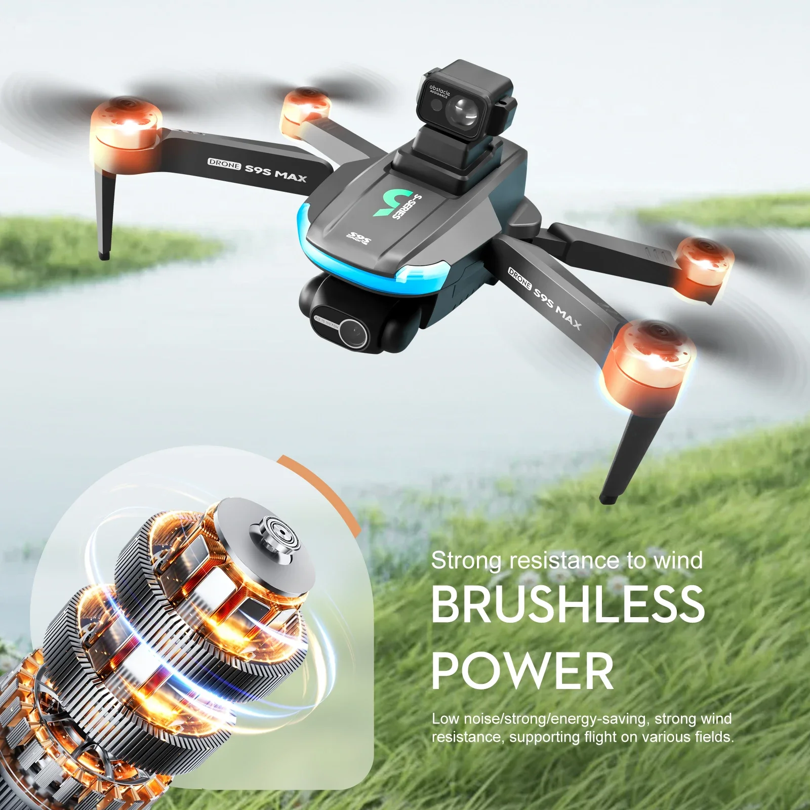 NEW S9S MAX MINI Drone 4K 2-Ax - Drone Aerial Photography recension och pris