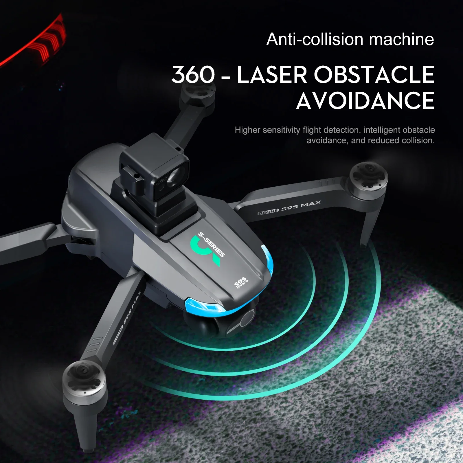 NEW S9S MAX MINI Drone 4K 2-Ax - Drone Aerial Photography recension och pris