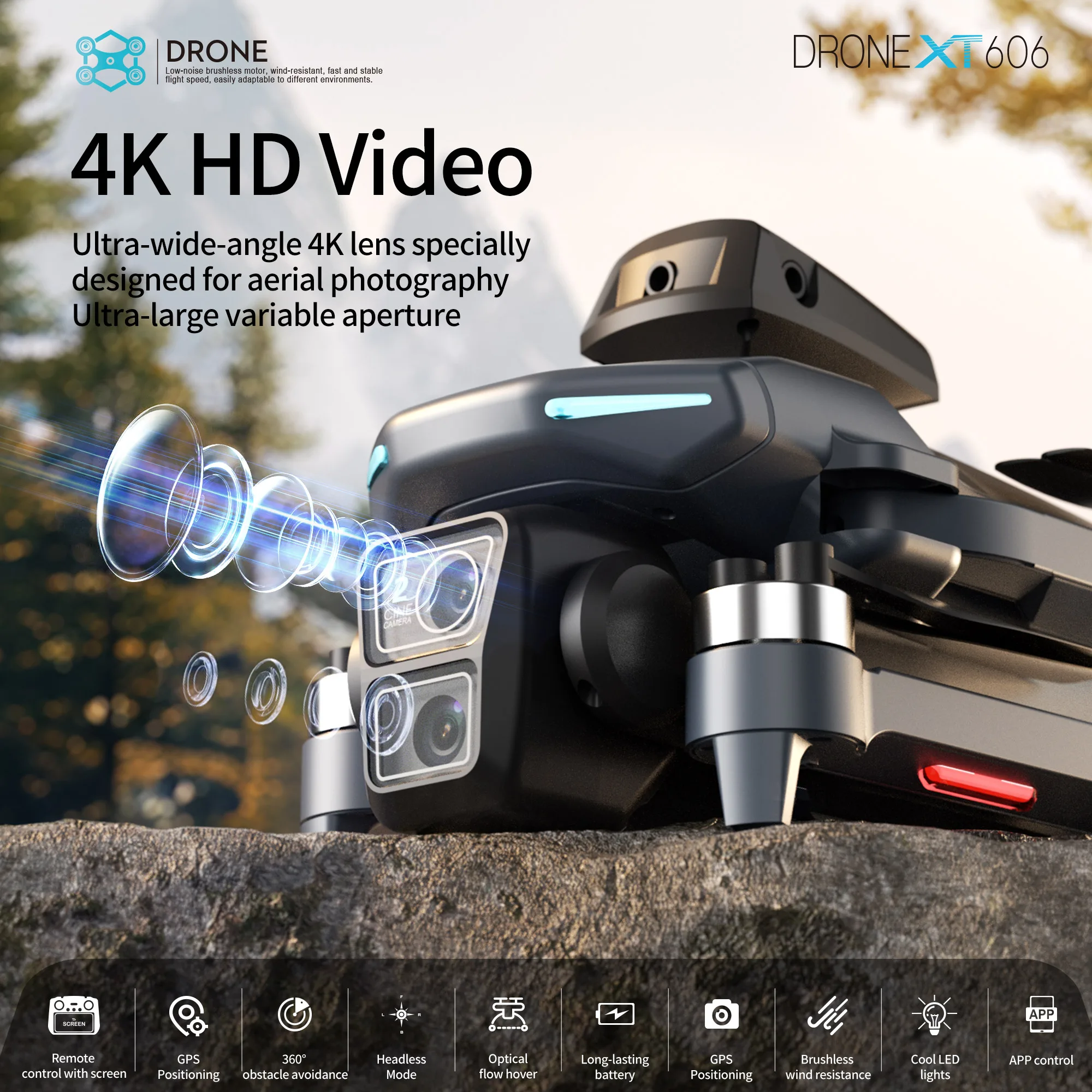 Original XT606 MAX GPS Drone 4 - Drone Surveying recension och pris