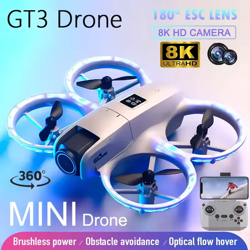 NEW GT3 Mini Drone 8K HD Dual  - Drone Thermal Imaging recension och pris