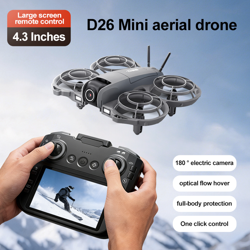 D26 Drone 4K Aerial HD 180° Ca - Drone Aerial Photography recension och pris