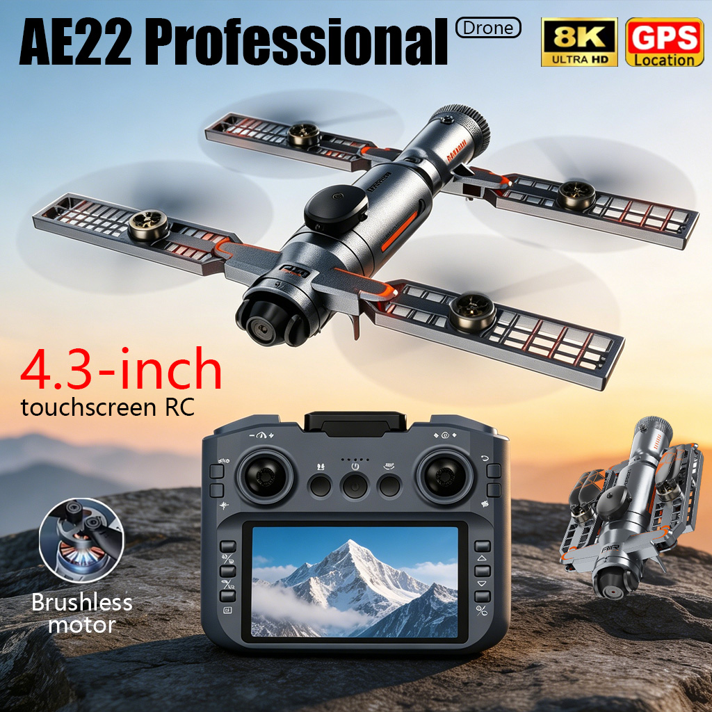 Upgraded AE22 PRO MAX Foldable - Drone Lidar recension och pris