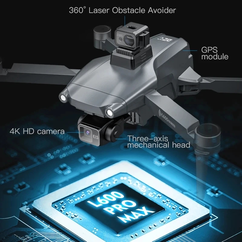 L600 PRO MAX GPS Drone Profess - Drone Aerial Photography recension och pris