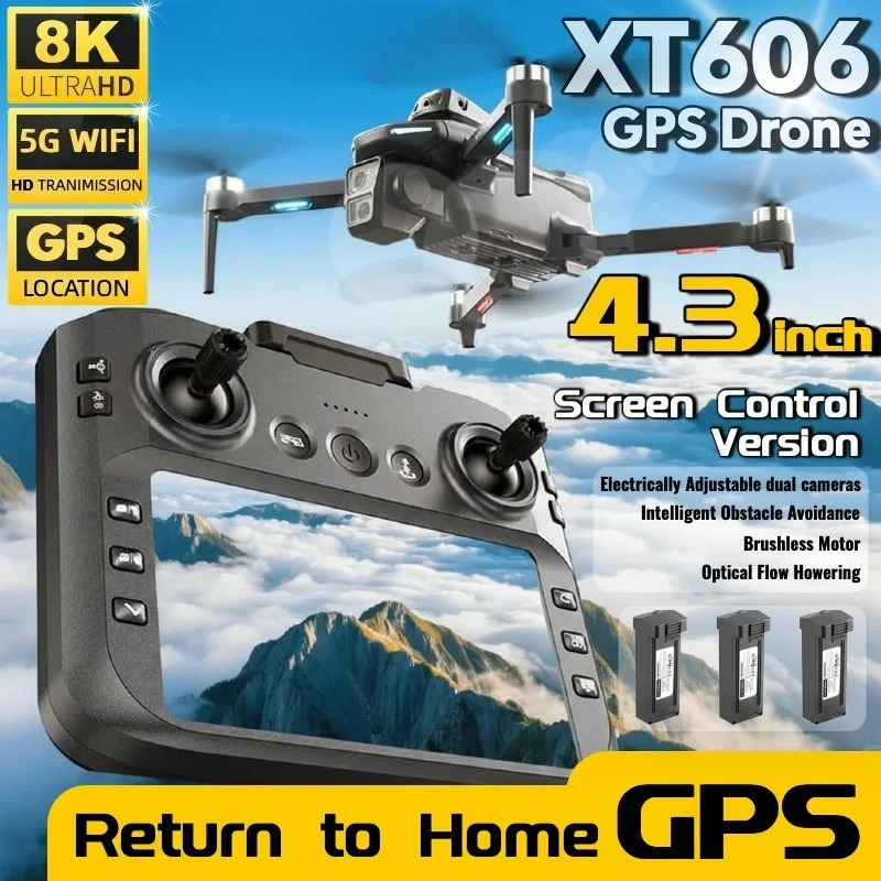 Best Deal XT606 MAX Drone GPS  - Drone Surveying recension och pris