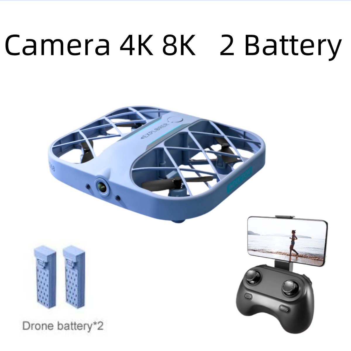 JJRC H107 FPV RC Drone with 2  - Drone Aerial Photography recension och pris